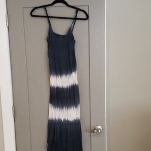 Tie dye maxi dress